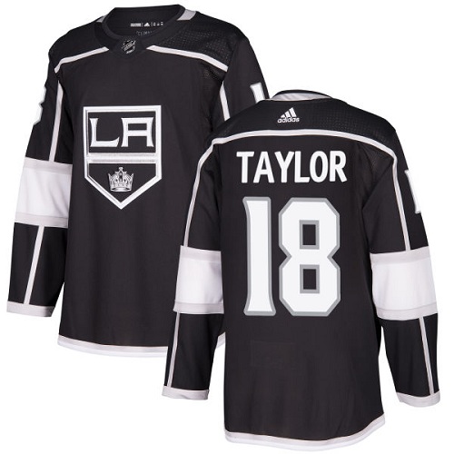 Adidas Men Los Angeles Kings 18 Dave Taylor Black Home Authentic Stitched NHL Jersey